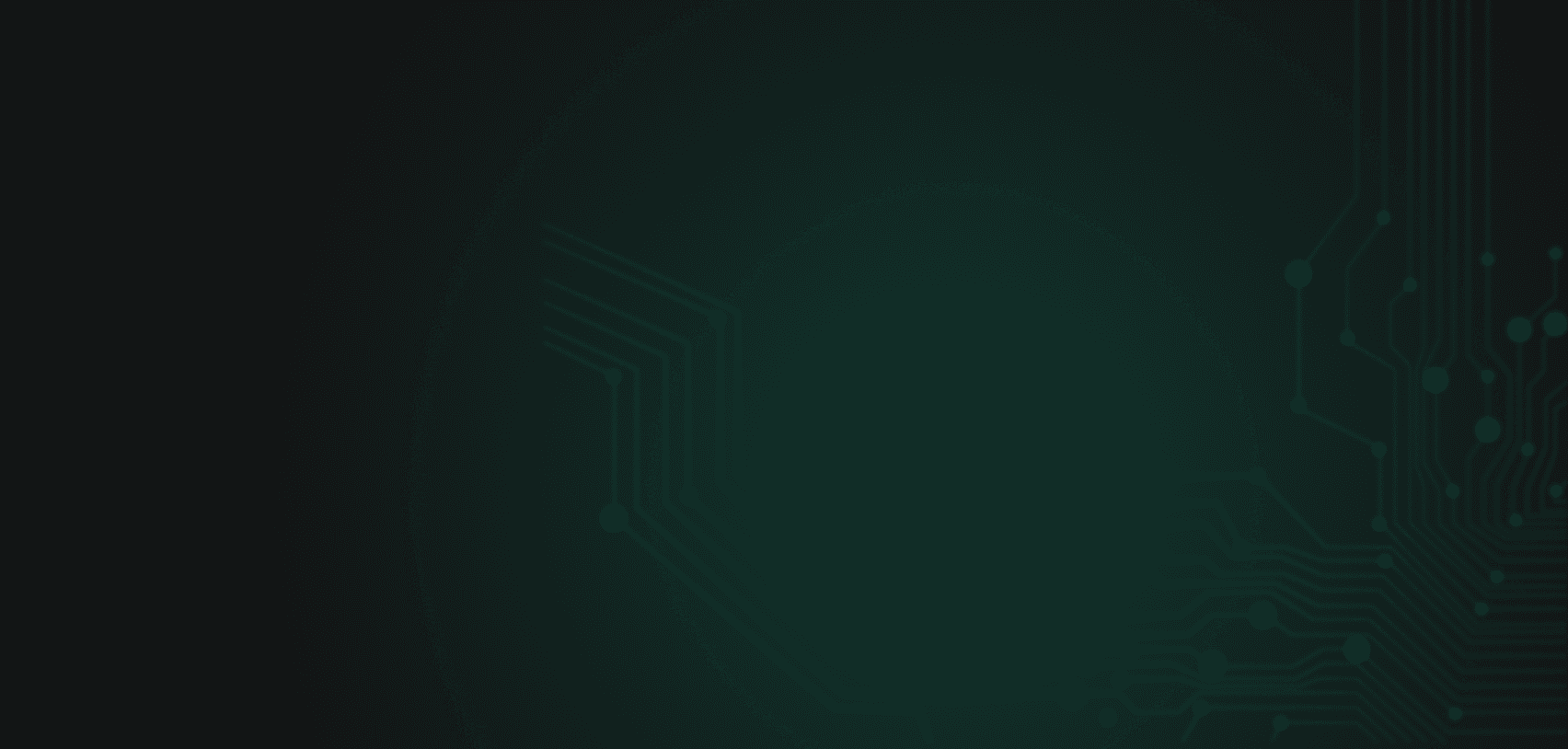 Dark green techy background